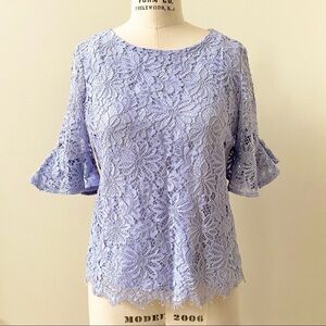 Nanette Lapore Lace Top Lavender Small